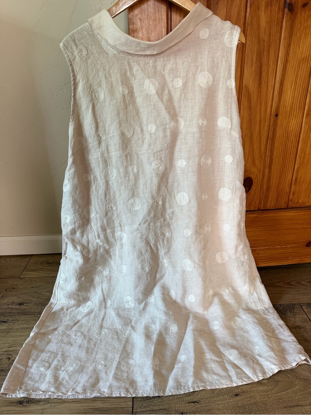 Lungo L’Arno Made in Italy 100% Linen Blush Pink Dress | Size 2X excellent